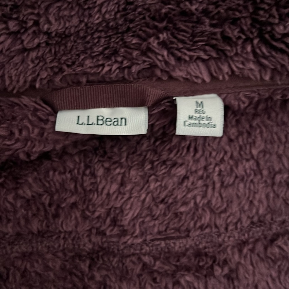 Women's L.L.Bean Hi-Pile Fleece Jacket - Picture 6 of 7